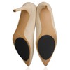 Makryn - Almohadillas antideslizantes para zapatos (3 pares), color negro