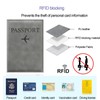 Generisch Passport Holder, Set of 2 PU Leather Passport Holder