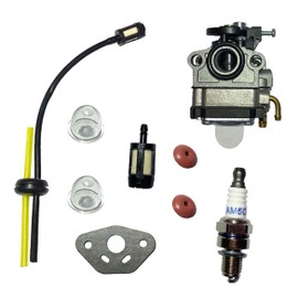 Carburetor Carb Kit For Ryobi 4 Cycle S430 WeedEater Lawn mower Replace 20016-81020 20016-81021 with fuel line kit