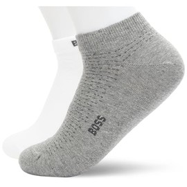 BOSS Men's 2P AS Minipatetrn CC Ankle_Socks, White100, 39-42