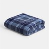 OHS Sofa Throw Blanket, Super Soft Warm Winter Check Teddy