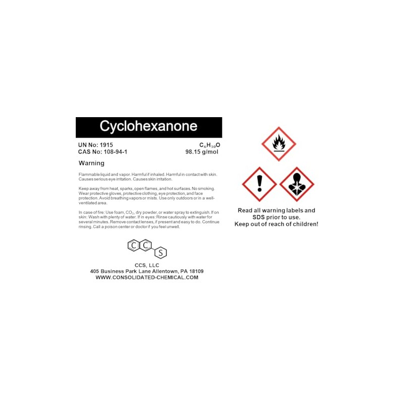 Cyclohexanone - High Purity (≥99%) | Industrial-Grade Solvent (100mL (3.3