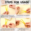 Chengu 4 Pieces Dental Floss Holder Reusable Flosser Reusable Floss