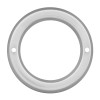 Grand General Grommet Cover w/o Visor for 2″ Round Light