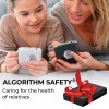 ALGORITHM SAFETY Advanced EMF & 5G Protection Silver Stickers Universal
