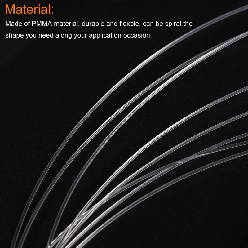 sourcing map PMMA Side Light for LED Light Guides House