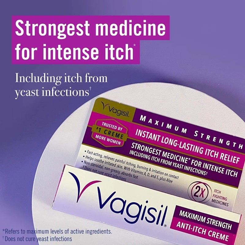 Crema Vaginal Anti-picazón Irritación Vagisil 28g Importado