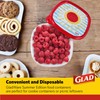Glad Food Storage Containers, GladWare Summer Edition with Reversible Lid