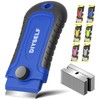 DIYSELF 1 Pack Razor Blade Scraper, Glass Scraper with Extra