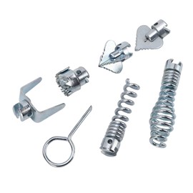 Drain Cleaner Tool, Drain Cleaner Cutter Heads Set, Manganese Steel Drain Auger Cleaner Tool for Dredging Machine, Wire Cutters