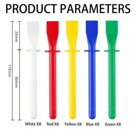 40 Pcs Glue Spreader, Glue Spreaders For Pva Glue, 11.5cm Bright Coloured Plastic Spatula Sticks Art And Craft For Kids Glue Spreaders For Pp Glue Glue Spreaders Kids Glue Spatula Kids Kid Craft