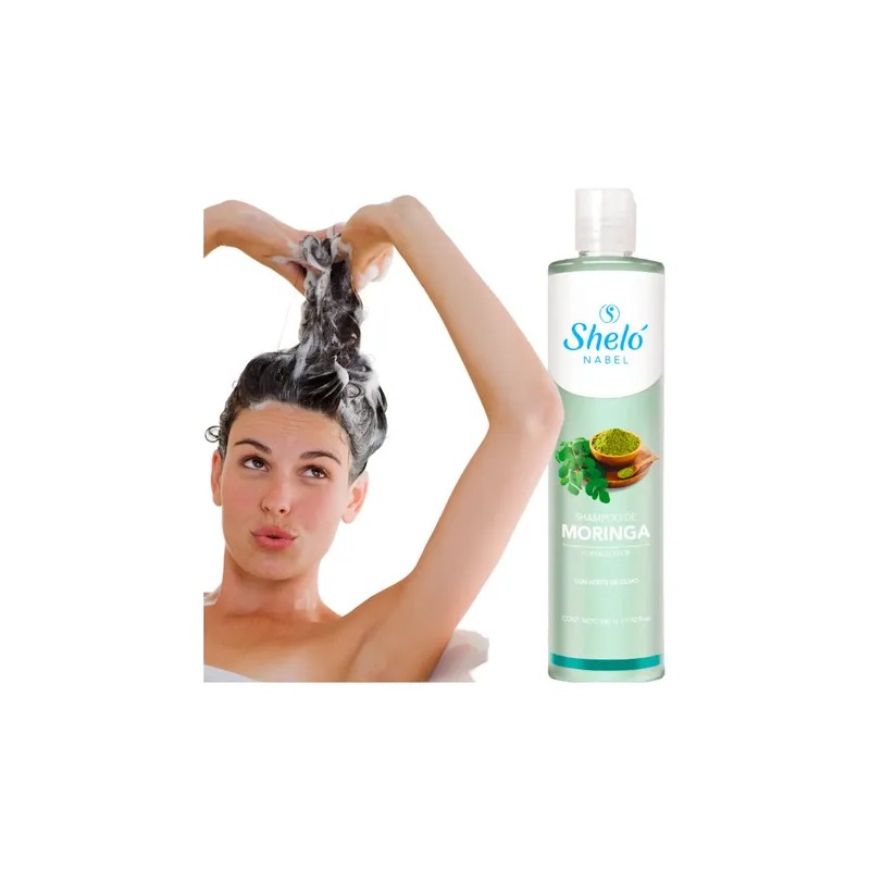 Shampoo Moringa Protector Hidrata Y Repara Sheló Nabel 530ml