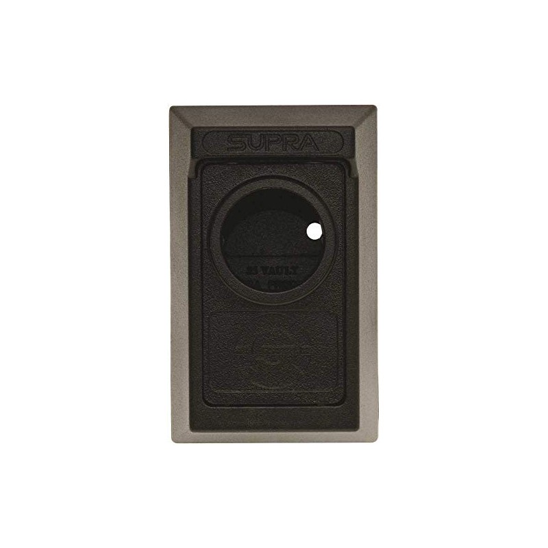 Lock Box, Black, Surface, Mortise, 5 Keys