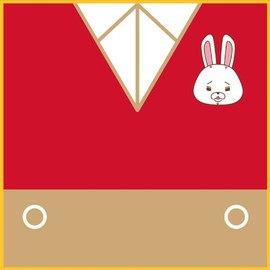 紙兎ロペ ミニタオル (ジャガード織) ロペ