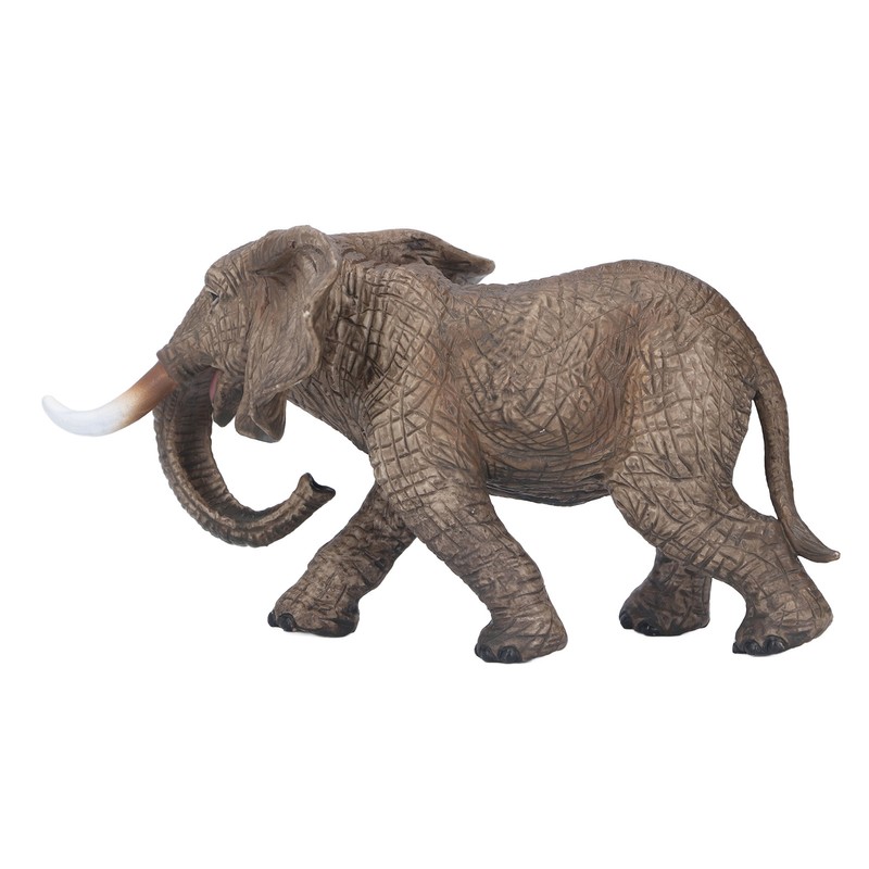 Elephant Figurine Model Vivid Details High Simulation Elephant Model Ornament