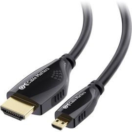 Cable Matters Cable HDMI a Micro HDMI de alta velocidad (Micro HDMI a HDMI) Preparado para resolución 4K - 15 pies