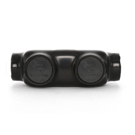 Insulated Connector 2 Ports Wire Connectors 2/0-6AWG Wide Polaris Connector 3/16" Aluminum and Copper Insulated Wire Split Bolt Connector Pre-Filled with Oxide Inhibiting Compound (Pack of 2)