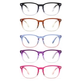 CCVOO Reading Glasses for Women/Men, Eyeglasses, Blue Light Readers for Women/Men, Computer Eye Glasses, Cheaters