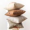 GEGELICA Pack of 2 Leather Throw Pillow Covers, Modern Boho