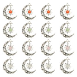 Craftdady - Colgantes de aleación de estilo tibetano de metal vintage grandes para hacer joyas, manualidades, collares, pulseras, aretes, Metal, No es una piedra preciosa