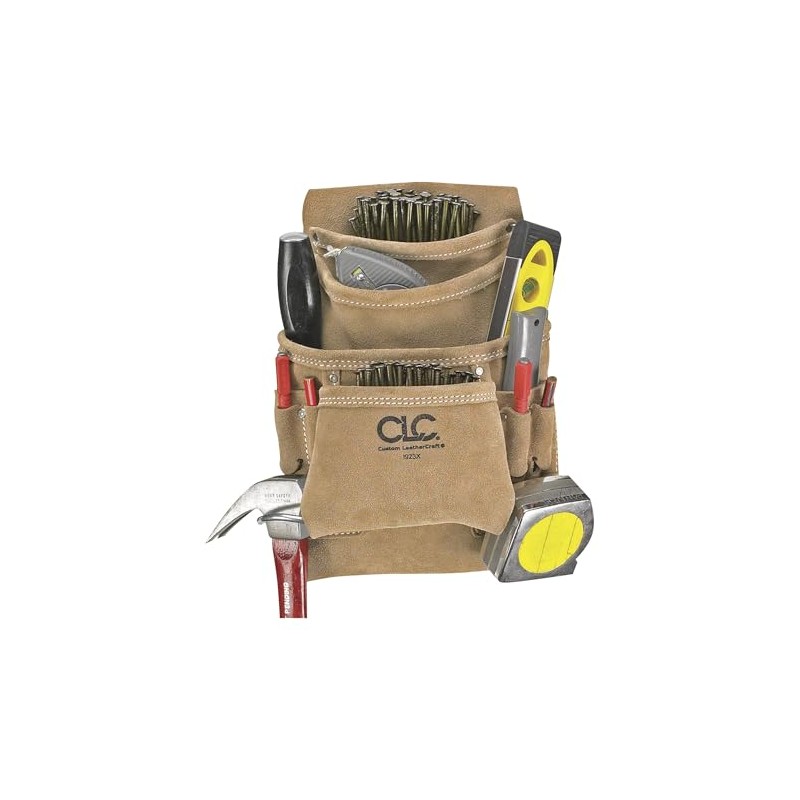 CLC Custom Leathercraft I923X - Bolsa para herramientas y clavos,
