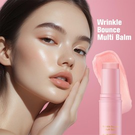 Wrinkle Collagen Multi Balm Stick,Hydrating Lip Balm Anti Wrinkle Bounce Collagen Stick,All-in-One LipWrinkle Korean Skincare MoisturisingBalm,Moisturize Deep WrinkleLip Wands for Face Lip & Eye