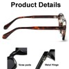 JOVAKIT Retro Octagon Frame Glasses for Women Men Vintage Polygon