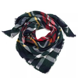 Collection 18 New Collection XIIX Southwestern Plaid Runway Blanket Wrap Scarf Shawl $38 Tags