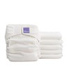Bambino Mio, Miosolo Classic Cloth Diapers Set, OneSize, White