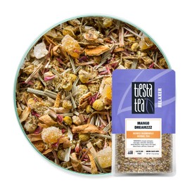 Tiesta Tea - Mango Dreamzzz, Loose Leaf Mango Chamomile Herbal Tea, Non-Caffeinated, Hot & Ice Tea, 1.5 oz Pouch - 25 Cups, Natural Flavored, Calming, Herbal Tea Loose Leaf