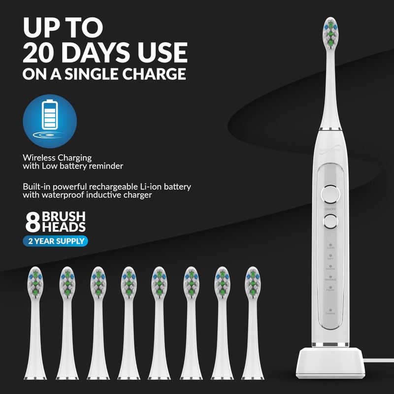 Supersonic TB-5100 Sonic Zoom Advanced Whitening Electric Toothbrush | 40,000