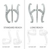 ChgImposs 6 Inch 3-Jaw Gear Puller, 2 Jaw 3 Jaw
