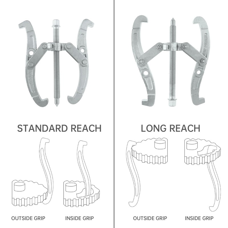 ChgImposs 6 Inch 3-Jaw Gear Puller, 2 Jaw 3 Jaw