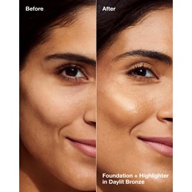 Clinique True Highlight Weightless Illuminator Highlighter | Luminous Glow + Natural Radiance, Daylit Bronze