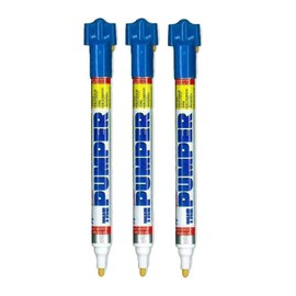 Generic The Pumper Permanent Marker Pens - 3 Pens (BLUE)