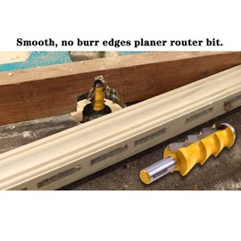 ROOCBIT 1/2-Inch Shank Architectural Shutter Windows Molding Router Bit Set Carbide Sculpture Edge line Styling Cutter Woodworking Shape Cutter Tool(73.5mm Cutting Height)