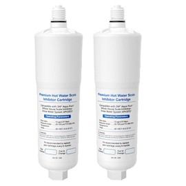 2 Pack AP431 Cartridge, Replacement for Aqua-Pure Whole House Scale Inhibition Inline Water System Helps Prevent Scale AP430SS -Replacement Cartridge