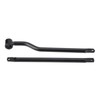 Bediffer Universal Saddle Bag Holder Stainless Steel for Kawasaki Black