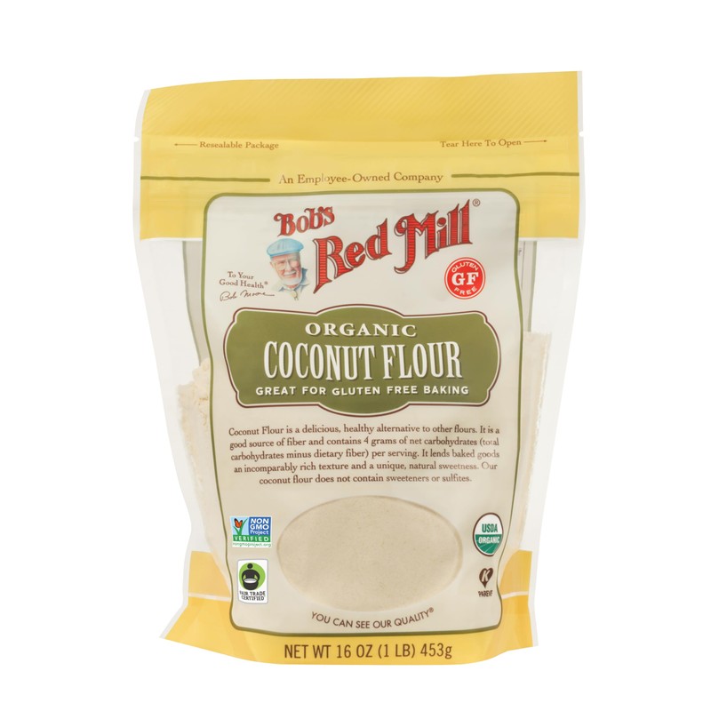 Bob's Red Mill Organic Coconut Flour, 16oz (Pack of 4)