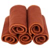 Pack of 5 Baby Nappy Liners, Brown, Soft, Washable Cloth
