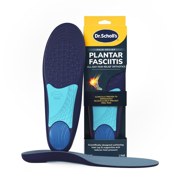 Dr. Scholl’s Plantar Fasciitis Pain Relief Orthotic Insoles, Immediately Relieves