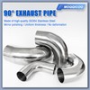 3.5 Inch 90 Degree Exhaust Elbow pipe, Stainless Mandrel Bend