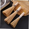 CHILDWEET 2Pcs Bamboo Scrubber Brush Durable Kitchen Cleaning Brush for