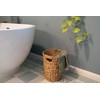 Decorasian Waste Paper Basket Storage Braided Made of Water Hyacinth