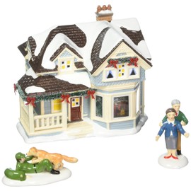 Department 56 Snow Village Home for Holidays Lit House, 6.97 inch