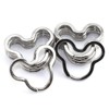 Lind Kitchen 30PCS Mickey Mouse Shape Key Rings, Crafts DIY