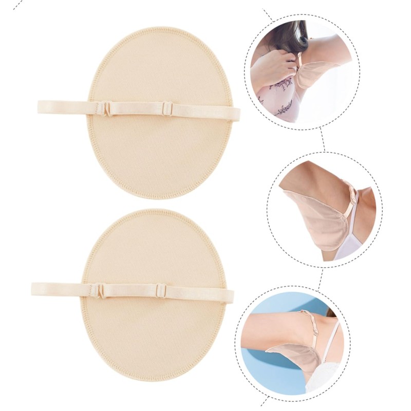 Healeved 5 Pairs Underarm Sweat Pads Arm Pit Cushion Under