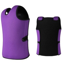 Sensory Compression Vest for Kids - Autism & ADHD Deep Pressure Therapy, Breathable Form-Fitting SPD Clothing, Calming Anxiety Relief, OT Support Purple