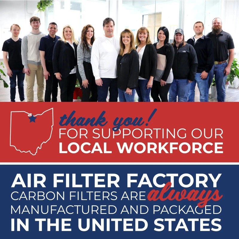 Air Filter Factory Compatible With Broan BP58 Range Hood Charcoal