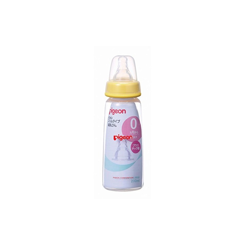 Pigeon 4902508003643 Slim Type Milk Bottle, Plastic 6.8 fl oz